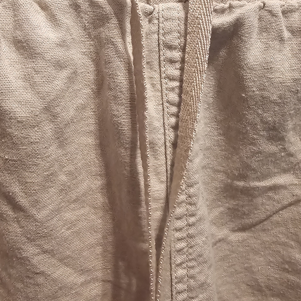 Neutral Beige Drawstring Shorts - Picture 3 of 9